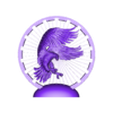 kartal.stl Eagle Desktop Sculpture - Suspended 3D - Thread Art