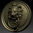 lion27.jpg Lion Head Door Knocker