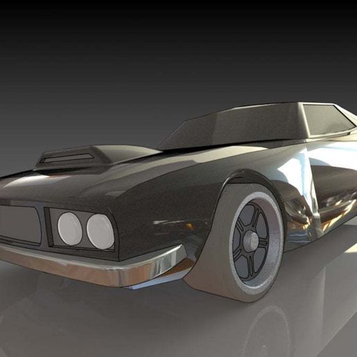 Dodge Challenger - 3D model önizlemesi
