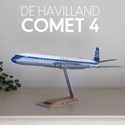 41.jpg STL file DE HAVILLAND COMET – THE WORLD’S FIRST JETLINER - 1:100・3D print design to download