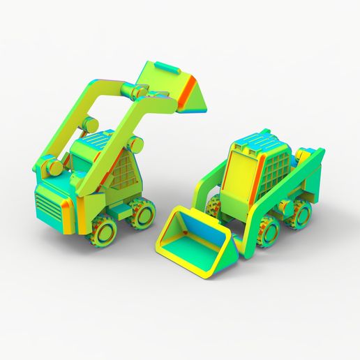 🧒 MINI LOADER,SPOT TURN LOADER,CONSTRUCTION MACHINE,BOBCAT・ 3D File for ...