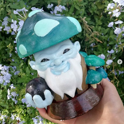 honguito.PNG STL-Datei Wise Mushroom BigGrinder kostenlos・3D-druckbares Design zum herunterladen