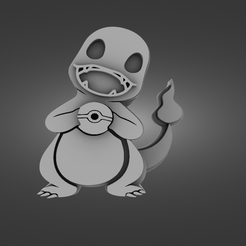 Canto-Starters-render.png Charmander Pokemon Card Stand
