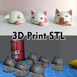 thumbnail.png Lucky Star Cat (3D Print STL)