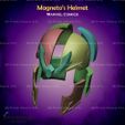 5.jpg Magneto Helmet From Marvel Comics - Fan Art 3D print model