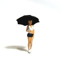 fe6b5922-0ff5-4292-9da3-daba03abde40-1.jpg Figure Kelly umbrella girl 1-64 scale diorama miniature