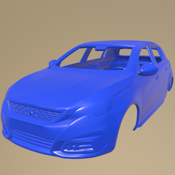 b008_013.png STL file PEUGEOT 308 GTI HATCHBACK 2020 PRINTABLE CAR BODY・3D print design to download