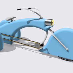 art-deco-tricycle-bike-2023-02-19-152454.png STL file art deco cruiser tricycle bike・3D printable model to download