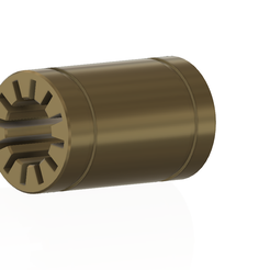 LM8UU-01 v1.png Fichier STL imprimante 3d LM8UU palier linéaire 8 mm arbre gus nylon bv01 3d prind・Modèle pour imprimante 3D à télécharger
