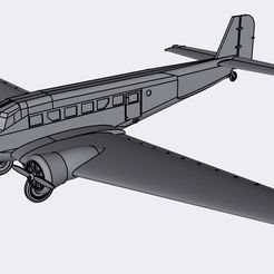 6DFD13B8-5ADF-4234-8288-61C8C1134683.jpeg Fichier 3D gratuit Junkers Ju52/3m・Modèle pour imprimante 3D à télécharger