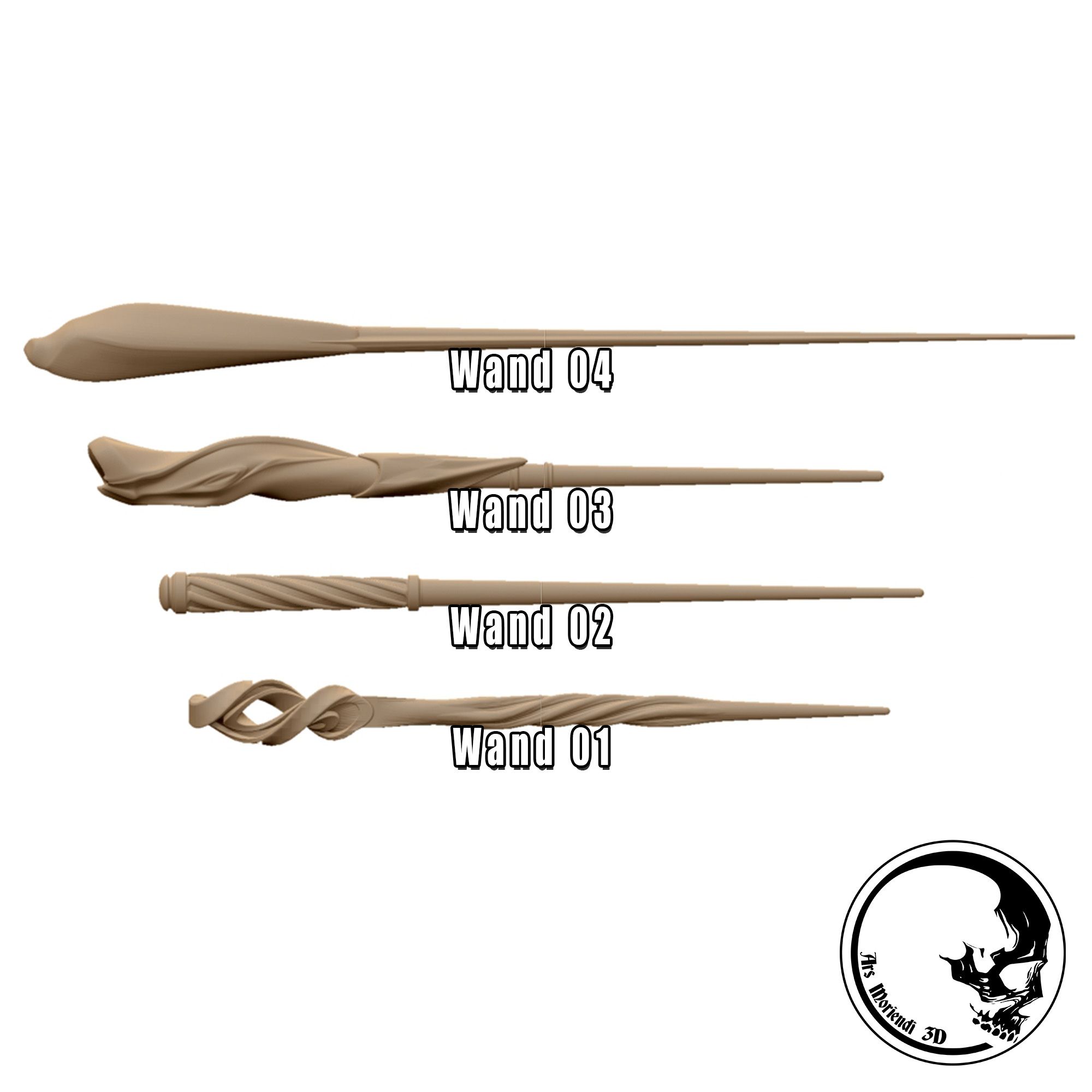 Stl File Magic Wands・3d Print Design To Download・cults 0792