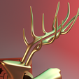 render_9.png Decoração de Natal com estátua de veado