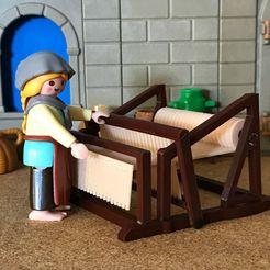 s-l1600-10.jpg STL file MEDIEVAL MINIATURE LOOM NATIVITY SCENE MINIATURE SCALE FIGURES PLAYMOBIL・3D printable model to download