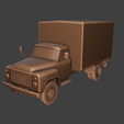 1.png GAZ-53 Box Truck - 3D Model