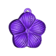 STL.stl FLOWER SILVER PENDANT 3D PRINTABLE MODEL