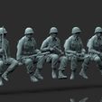 1.1177.jpg modèle d'impression 3D de l'équipage d'un char d'assaut de soldats américains