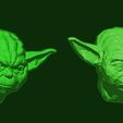 Yoda_2_heads.jpg Grand Master Yoda - Statue+Head