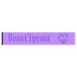 Beast Tyrant.stl Gloomhaven Initiative Tracker Bars