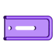 Hymer_douch_slot_wand_deel_V1.stl Hymer door lock hook for cabinet or shower door
