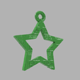 19.png Hollow christmas star X76