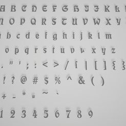Καταγραφή.jpg Medieval letters, numbers and symbols