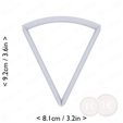 1-7_of_pie~3.25in-cm-inch-top.png Slice (1∕7) of Pie Cookie Cutter 3.25in / 8.3cm