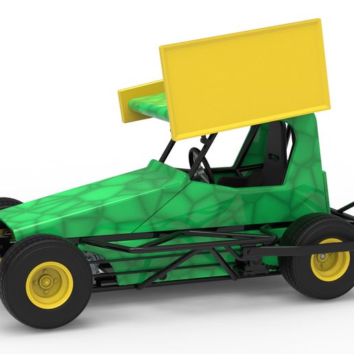 BriSCA Micro Formula 2 Stock Car (1:16 Scale)