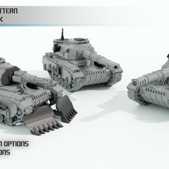 Title-Page.jpg 3D file Ursus Minor-Pattern Main Battle Tank・Design to download and 3D print