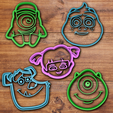 todo.png Monsters Inc cookie cutter set