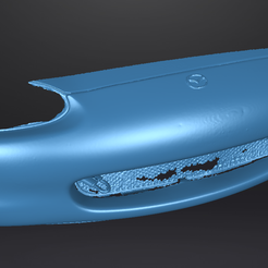STL file Bmw X3 2015 Rear Bumper Tow Cover 👽・3D printer model to
