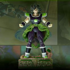 broly11.jpg Archivo STL dragon ball Z broly super・Diseño de impresión en 3D para descargar