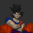 2.jpg Goku - Dragonballz Bust - 3d Printable