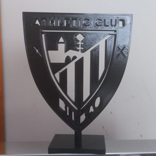🧥 Escudo del Athletic Club de Bilbao・Archivo STL para Impresión 3D・Cults
