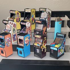 collection.jpg Free STL file Arcade Cabinet - Joust - Moon patrol - Williams・Model to download and 3D print