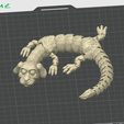 3d-view-Falkor-medium.png Falkor Luckdragon - Flexi Articulated Dragon STL/3MF, No Supports 3D Print