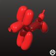 IMG_6959.jpeg Balloon Dog, STL and OBJ digital file for 3D printing, miniature toy for collection and decoration