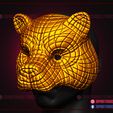 Squid_Game_bear_vip_mask_3d_print_model_03.jpg Squid Game Mask - Bear Vip Mask for Cosplay