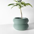 IMG_3116.jpg The Milo Planter Pot with Drainage Tray & Stand: Modern and Unique Home Decor for Plants and Succulents  | STL File