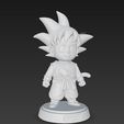 Chibi-Son-Goku-Figure-Model-14.jpg Le joyeux héros de la race Saiyan en 3D : figurine de Son Goku Chibi