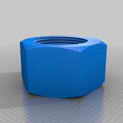 m150x8.png Бесплатный STL файл BIG NUT - M150x8 - The Largest Standard Nut・3D-печатная модель для загрузки