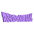 Logo dragon ball.stl DRAGON BALL PHONE HOLDER