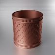 dragon-scales-cup-2.jpg VASE 0002 - Dragon scales planter cup / pencil holder