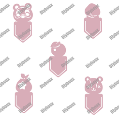 PACK03.png Clip, Animal Crossing Bookmark
