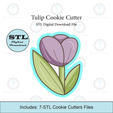 Etsy-Listing-Template-STL.png Tulip Cookie Cutter | STL File