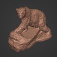 I12.jpg Polygonal Bear Figurine