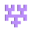 tile02.stl Rompecabezas fractal - Curva de Hilbert