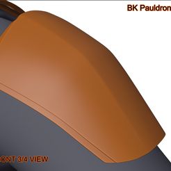 BK_PLDRN_01.jpg Télécharger fichier Armure d'épaule féminine [BK] • Objet pour imprimante 3D, makerbak3d