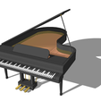 0.png Beethoven PIANO KEYBOARD THEATER WORK SCORE MUSIC SYMPHONY SCIFI TECHNOLOGY Mozart 3D MODEL 7