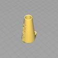 Daniela.png Conical nozzle base for name
