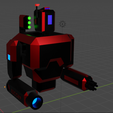 Captura-de-pantalla-1711.png Biped Robot with Weapons, Its name is R-Bot 2505.
